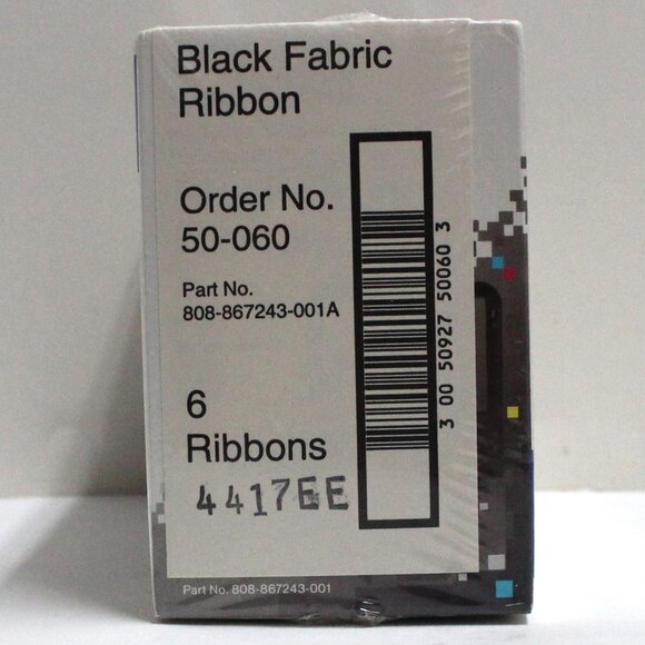 NEC Pinwriter P2200, P2200XE Black Fabric Ribbons (6) Sealed Old Stock - Picture 3 of 6